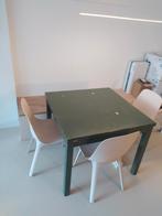 Gratis uitschuifbare ikea tafel, Huis en Inrichting, Tafels | Eettafels, Ophalen, Gebruikt, 50 tot 100 cm, Vierkant