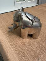 Art-deco spaarpot olifantje, Verzamelen, Ophalen of Verzenden, Zo goed als nieuw, Steen, Aardewerk of Keramiek, Dier