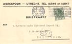 Werkspoor - Utrecht - 08.1930 - briefkaart, Ophalen of Verzenden, Briefkaart