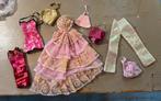 Vintage barbie fleur sindy lot kleertjes roze jurk tas topje, Ophalen of Verzenden, Zo goed als nieuw, Kleertjes