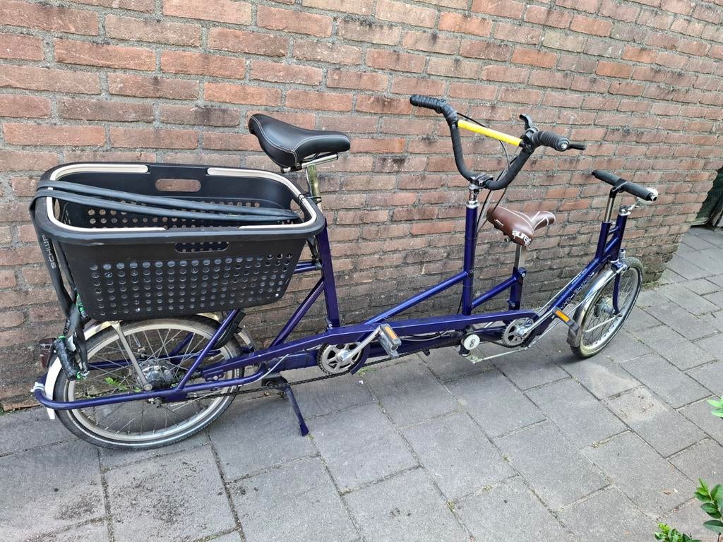 Zeer nette en goede HJD tandem 20 inch framehoogte 50/29, Fietsen en Brommers, Fietsen | Tandems, Ophalen, Gebruikt, Minder dan 49 cm