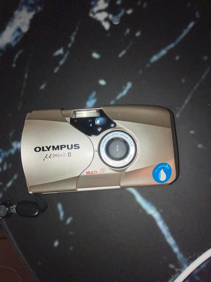 Olympus mju II, Audio, Tv en Foto, Fotocamera's Analoog, Gebruikt, Compact, Olympus, Verzenden