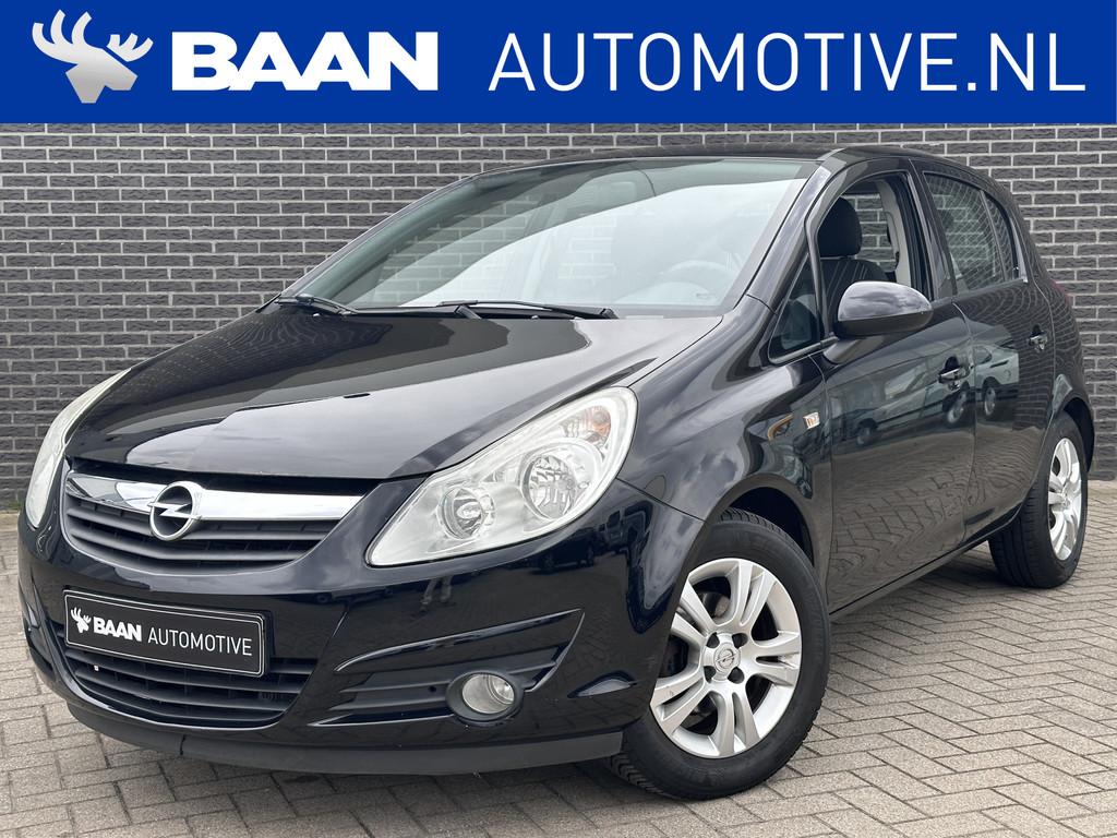 Opel Corsa 1.4-16V Enjoy (bj 2009, automaat), Auto's, Opel, 15 km/l, Gebruikt, Elektrische ramen, 4 cilinders