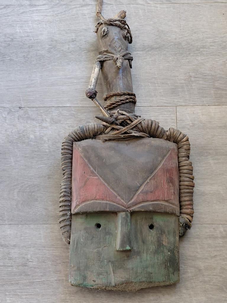 Ritueel masker uit de congo, Antiek en Kunst, Ophalen of Verzenden