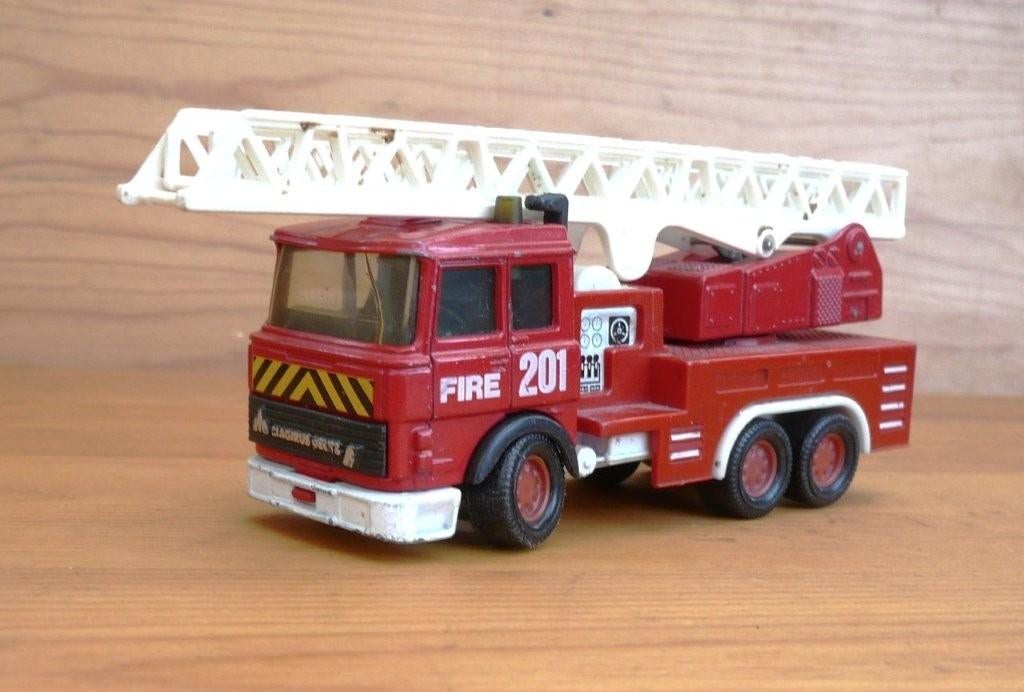 Matchbox Superkings K132 Magirus brandweer ladderwagen 1/55., Ophalen of Verzenden