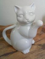 Kitty cat Theepot keramiek wit takahashi japan, Gebruikt, Overige typen, Ophalen of Verzenden, Overige stijlen