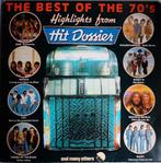 2 - Lp's -The Best of the 70's -Highlights from Hit Dossier, Ophalen of Verzenden, Gebruikt, 12 inch