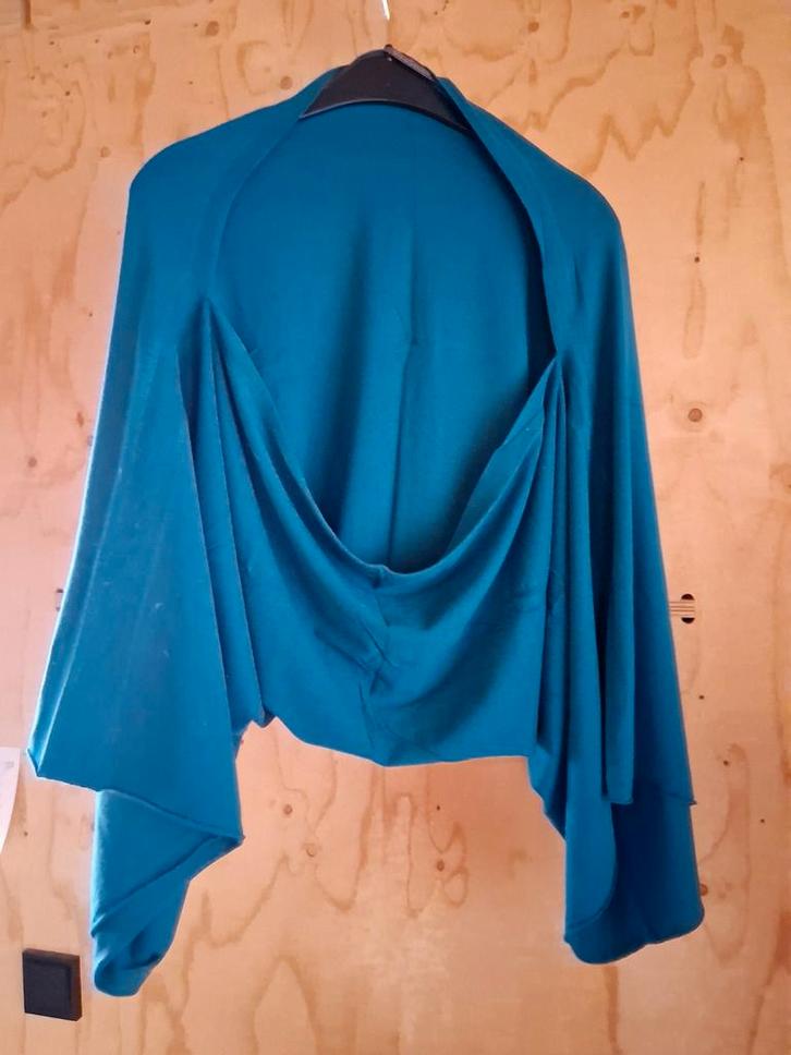 Cora Kemperman veelzijdige Bolero/tuniek. L of M. Nieuwstaat, Kleding | Dames, Blouses en Tunieken, Nieuw, Maat 42/44 (L), Blauw