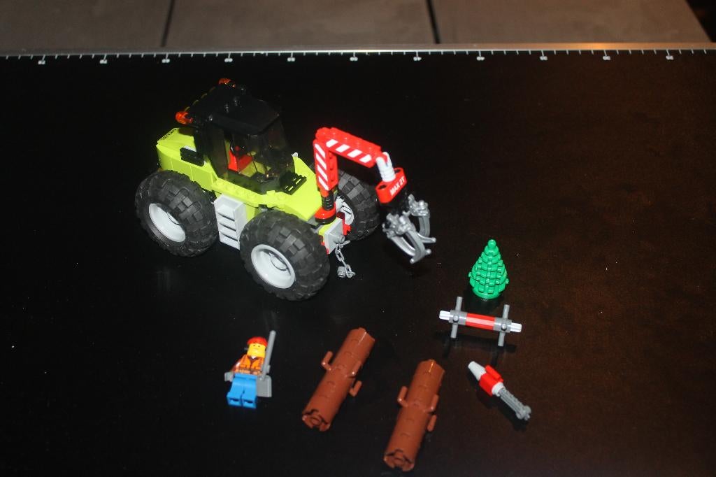 lego city bosbouw traktor 60181, Compleet, City, Lego, Ophalen of Verzenden