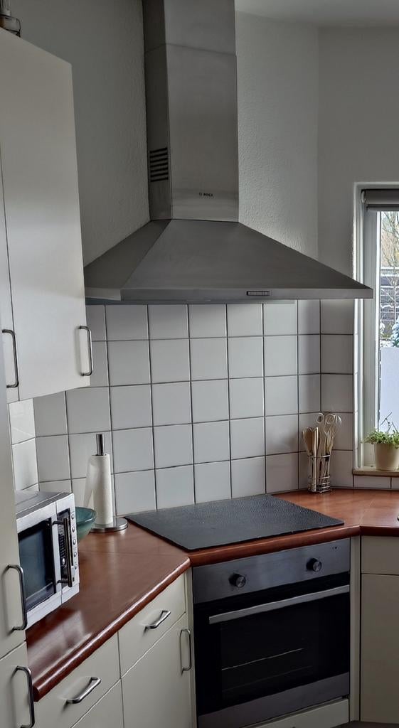 Bosch Afzuigkap - RVS Wandschouwkap, Ophalen, Wandschouwkap, Zo goed als nieuw, 400 tot 600 m³ per uur