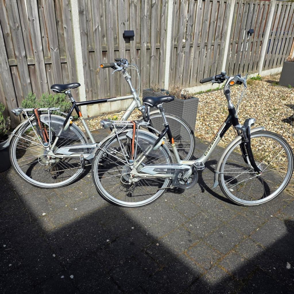 Gazelle Medeo Excellent damesfiets en herenfiets, Fietsen en Brommers, Fietsen | Dames | Damesfietsen, Ophalen, Gebruikt, Gazelle