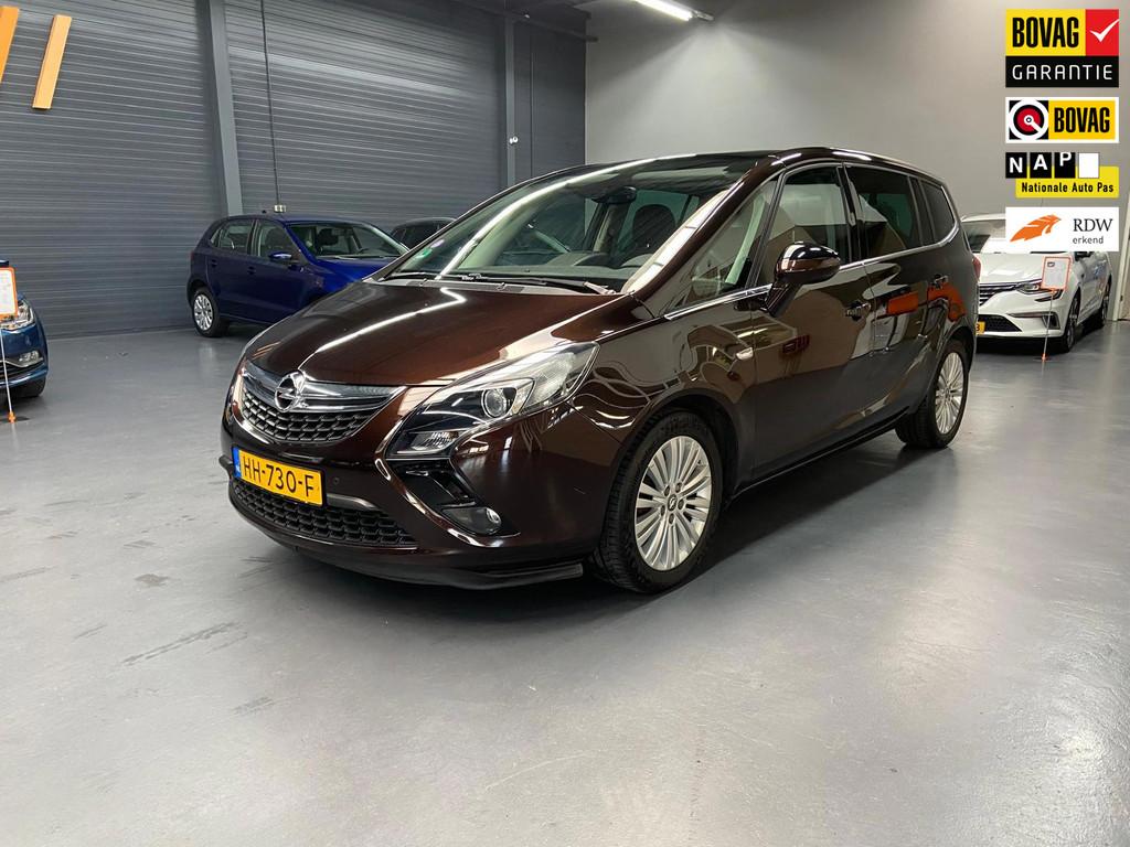 Opel Zafira Tourer 1.4 Business+ 7p. PANORAMA CAMERA STUUR V, Auto's, Opel, Gebruikt, Euro 6, 4 cilinders, Bruin