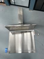 SMEG Afzuigkap 90cm RVS met Achterwand en Flex Pijp, Ophalen, Gebruikt, Vrijstaand, Wandschouwkap