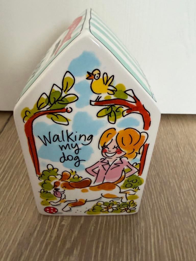 Blond Amsterdam Happy spaarpot/ huisje nieuw, Huis en Inrichting, Ophalen of Verzenden, Nieuw, Aardewerk, Blond Amsterdam