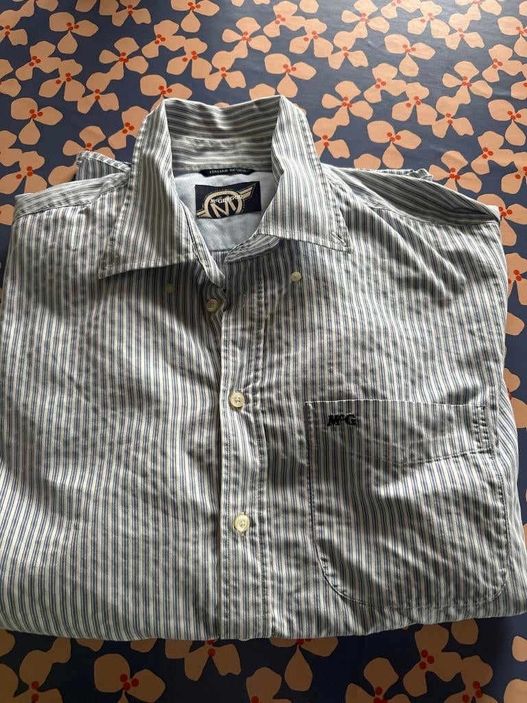 McGregor overhemd xxxl, Kleding | Heren, Overhemden, Ophalen of Verzenden, Gedragen, Blauw, Overige halswijdtes