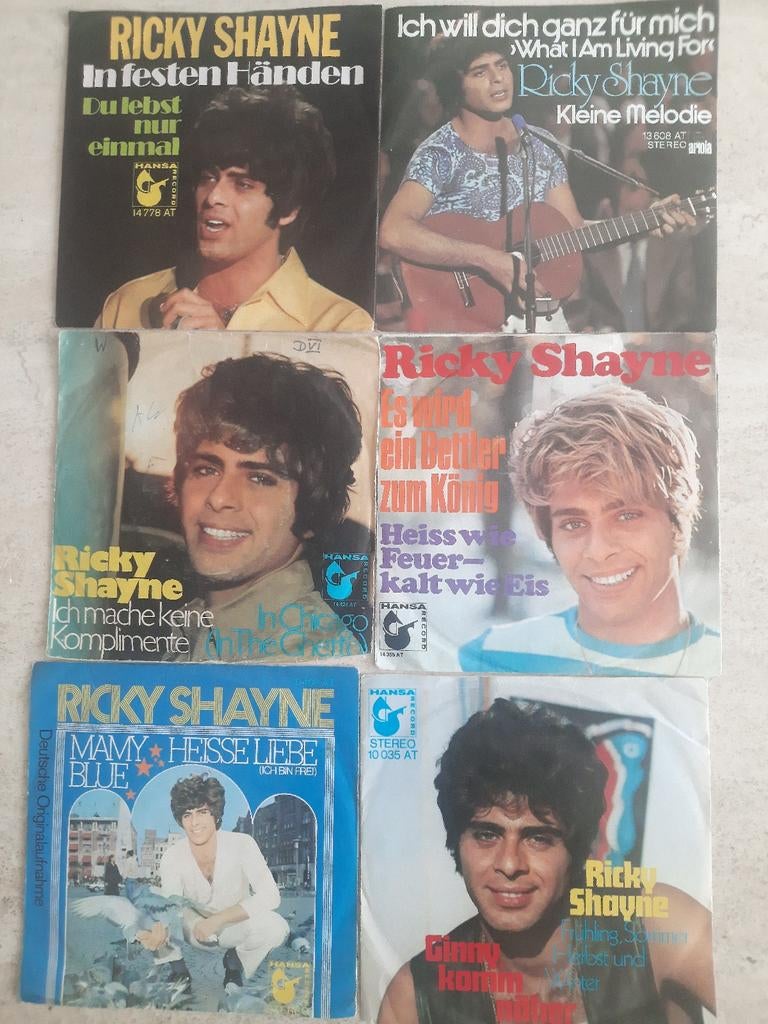14x vinyl singels van Ricky Shayne, Ophalen of Verzenden, Zo goed als nieuw