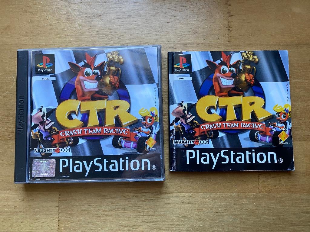 CTR crash team racing ps1, 1 speler, Racen en Vliegen, Ophalen of Verzenden, Zo goed als nieuw