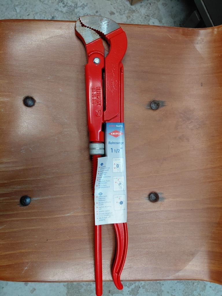 Knipex hoekpijptang S vorm, Ophalen of Verzenden, Nieuw