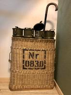 Vintage Munitie Korf / Paraplubak - Decoratief Riet, Ophalen of Verzenden, Gebruikt, Riet