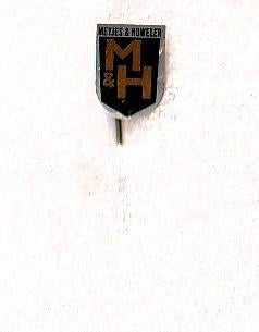 blikken speld Meyjes & Howeler, Ophalen of Verzenden, Gebruikt, Overige onderwerpen, Speldje of Pin