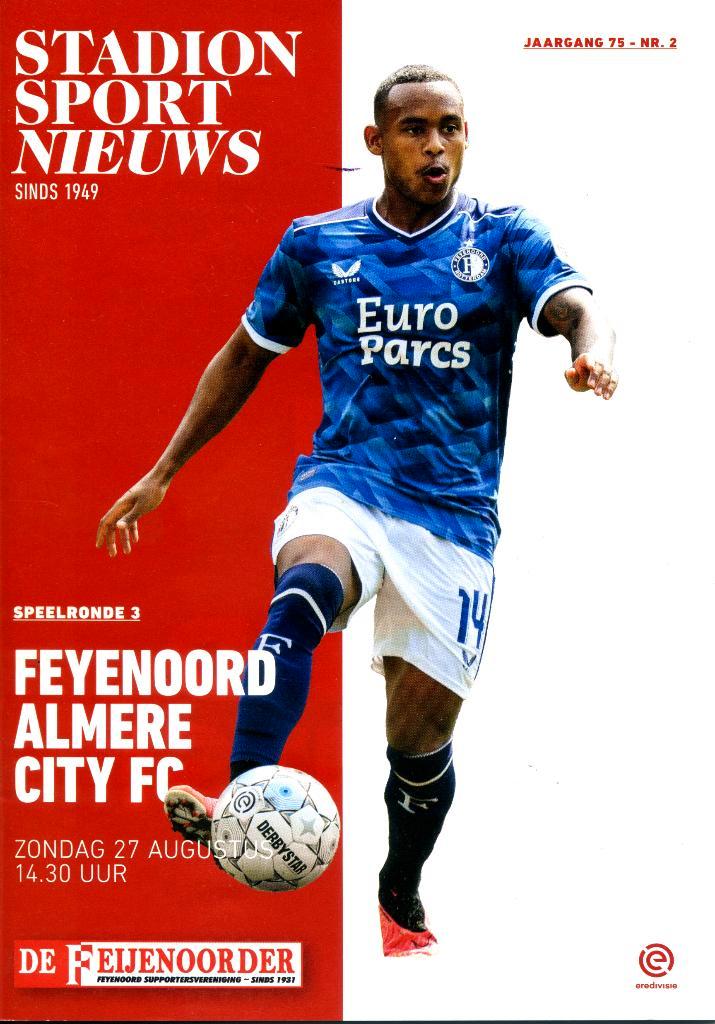 Feyenoord - wedstrijdmagazines 2023-2024, Verzamelen, Sportartikelen en Voetbal, Nieuw, Boek of Tijdschrift, Feyenoord, Ophalen of Verzenden
