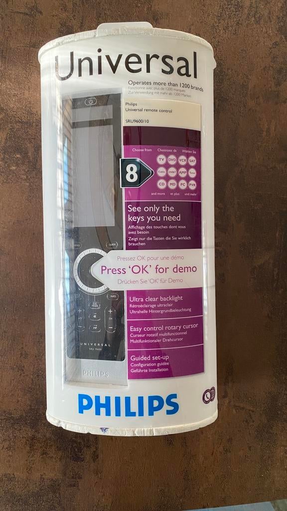 Philips luxe universele afstandsbediening SRU 9600, Game console, Universeel, Nieuw, Ophalen of Verzenden