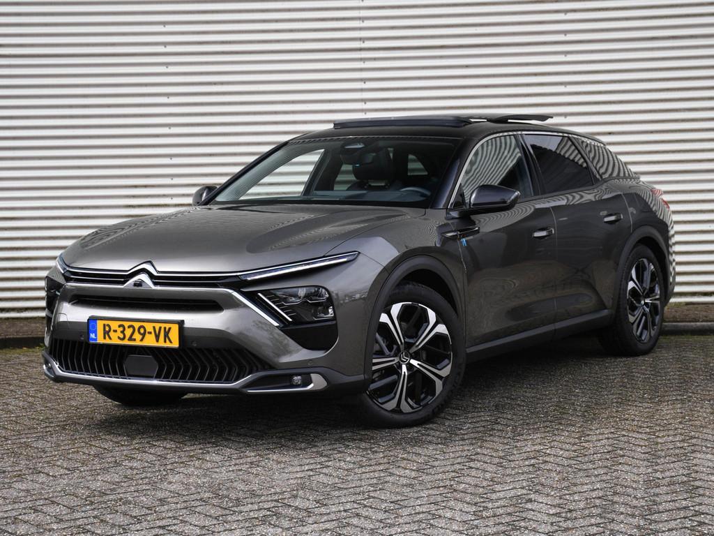 Citroën C5 X Shine 1.6 Plug-in Hybrid 225pk Automaat PANO |, Auto's, Citroën, Automaat, Gebruikt, 4 cilinders, Leder