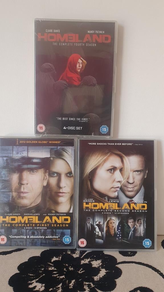 Homeland DVD Boxset Seizoen 1, 2 en 4 - Actie/Thriller, Vanaf 16 jaar, Boxset, Ophalen of Verzenden, Zo goed als nieuw