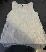 Witte Blouse Top met Rozen en Strass - Maat 92, Kinderen en Baby's, Kinderkleding | Maat 92, Ophalen of Verzenden, Zo goed als nieuw
