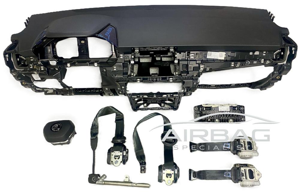 Skoda Fabia Airbag set Stuur airbag dashboard gordel set 3V0, Gebruikt, -, -, Ophalen of Verzenden