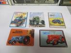 Tractor Blikken plaatjes 5 stuks, Verzenden, Gebruikt, Reclamebord