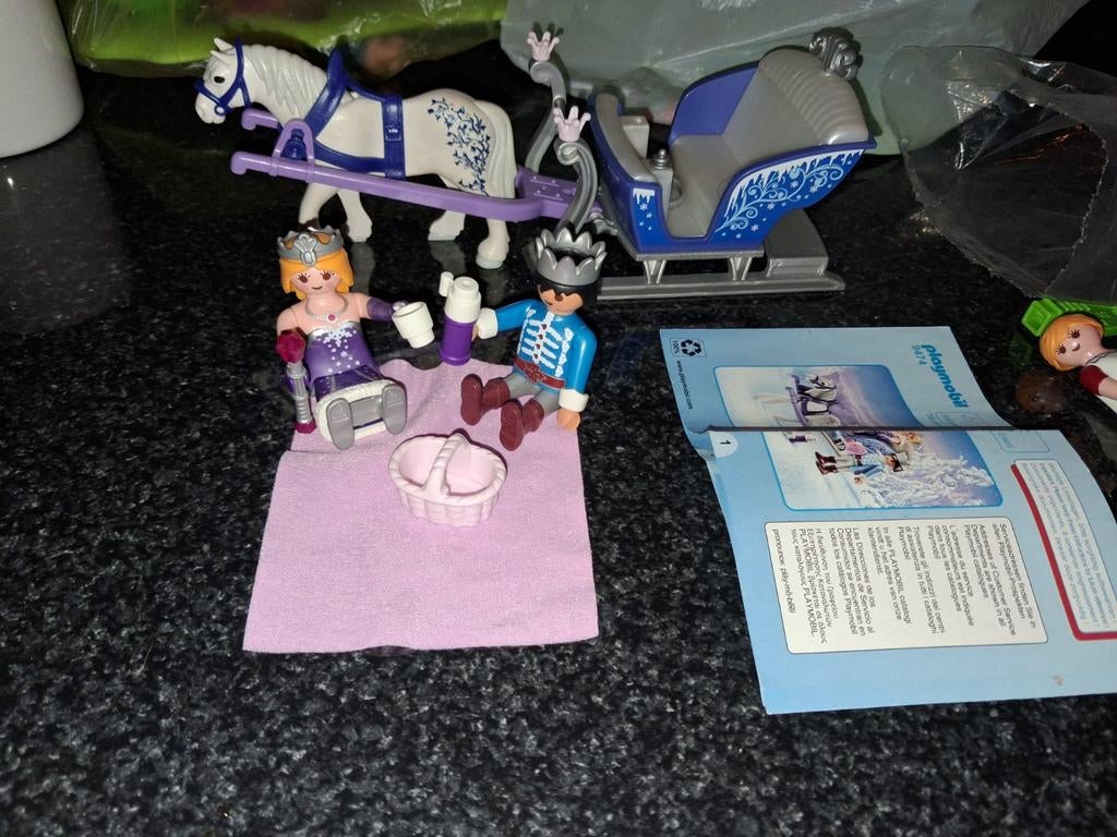 Playmobil 9474 Winterkoninkrijk Sleetocht, Kinderen en Baby's, Speelgoed | Playmobil, Ophalen of Verzenden, Zo goed als nieuw