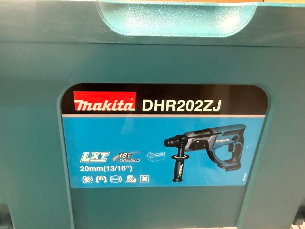 Makita DHR202ZJ, Doe-het-zelf en Verbouw, Gereedschap | Boormachines, Ophalen of Verzenden, Zo goed als nieuw, Boormachine