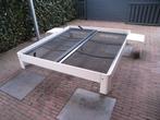 Auping auronde 2-persoons bed 180x200 , tafeltjes, Ophalen, Wit, Tweepersoons, 180 cm