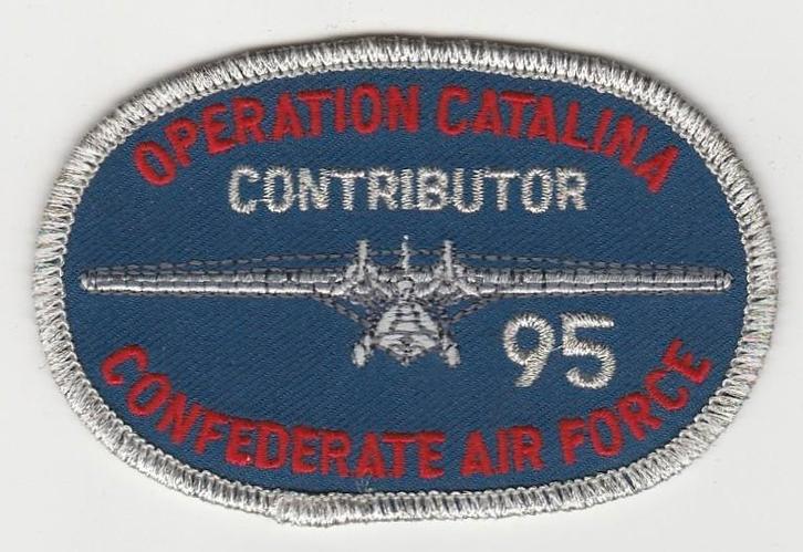 Patch Confederate Air Force - Operation Catalina, Verzamelen, Militaria | Algemeen, Luchtmacht, Embleem of Badge, Amerika, Verzenden