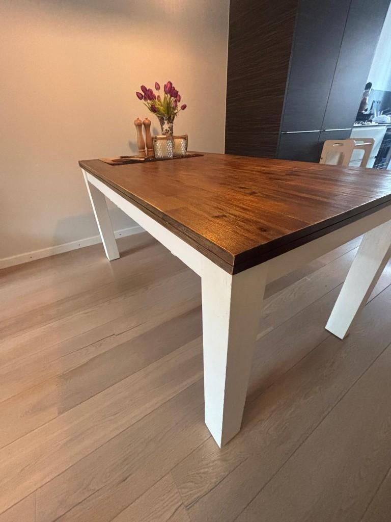 De Bommel Eettafel, Huis en Inrichting, Tafels | Eettafels, Ophalen, Gebruikt, 50 tot 100 cm, Landelijk