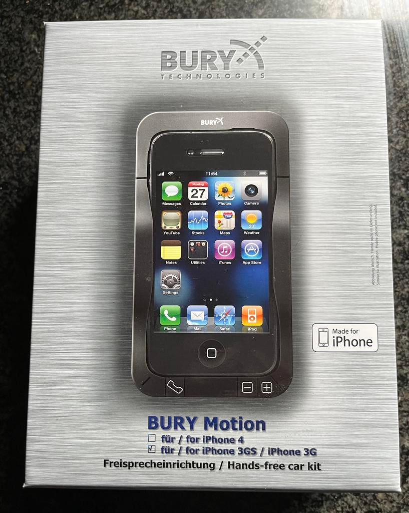 Carkit Apple Iphone 3GS/3G, Telecommunicatie, Carkits, Opbouw, Complete carkit, Nieuw, Ophalen of Verzenden