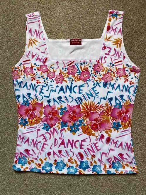 Biaggini top mt. 40, Kleding | Dames, Ophalen of Verzenden, Zo goed als nieuw, Roze, Zonder mouw