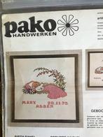 Borduurpakket geboorte DMC zijde (stramien ontbreekt), Ophalen of Verzenden, Gebruikt, Handborduren, Borduurpakket