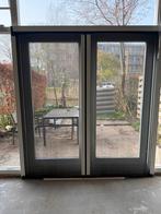 Luxaflex Plissé Hordeur dubbele schuifdeuren hordeuren, Ophalen, Hordeur, Metaal, Gebruikt