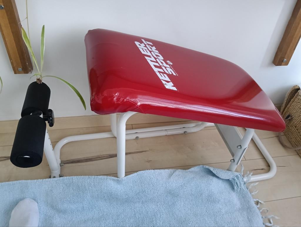 Kettler Sport buikspierbankje - Rood, Gebruikt, Overige typen, Ophalen of Verzenden, Buik