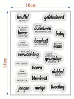 clear stamps Knuffel, baby en veel meer NIEUW, Hobby en Vrije tijd, Ophalen of Verzenden, Nieuw, Clearstamp