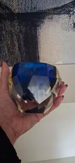 Mooi blauw glazen object, Ophalen of Verzenden