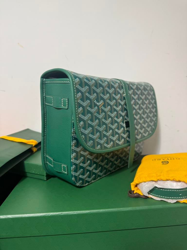 Goyard Belvedere GM Green, Sieraden, Tassen en Uiterlijk, Tassen | Schoudertassen, Ophalen of Verzenden, Nieuw, Groen