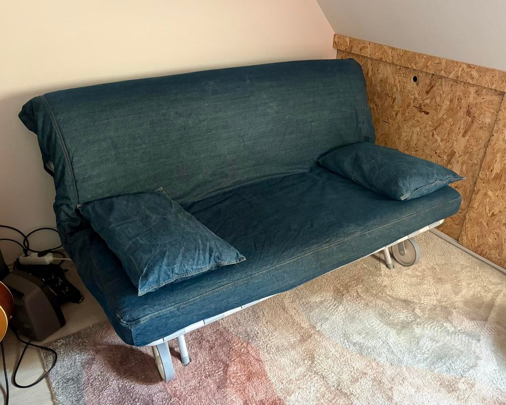 Slaapbank, Ophalen, Overige kleuren, Tweepersoons, Zo goed als nieuw