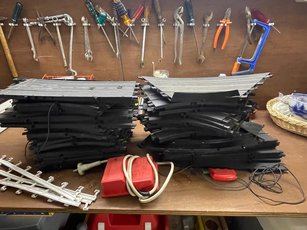 Fleischmann racebaan stukken, Ophalen, Fleischmann, Handmatig, Racebaan