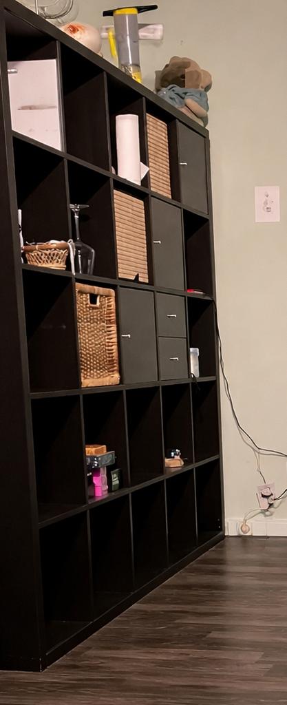 Kallax kast 5x5, Ophalen, Gebruikt, 150 tot 200 cm, 150 tot 200 cm