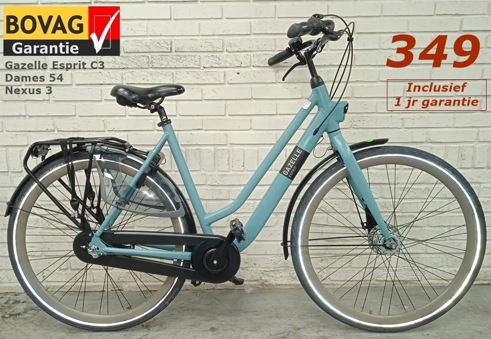 ZGAN Gazelle - Batavus fietsen Mét 1 jaar garantie, Ophalen, Versnellingen, 56 cm of meer, Zo goed als nieuw