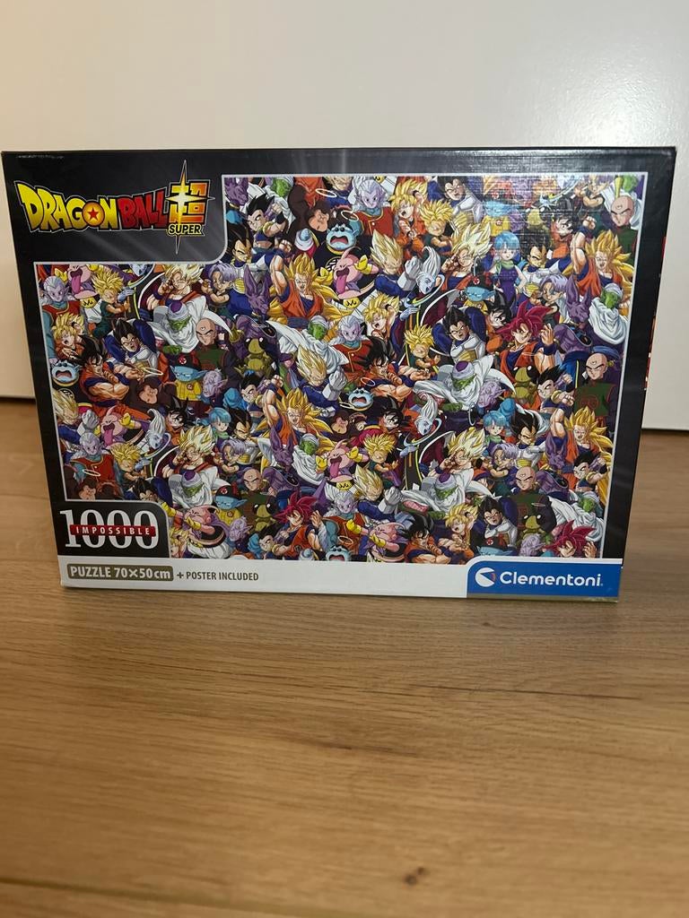 Dragon Ball Super Impossible Puzzel 1000 stukjes, Ophalen of Verzenden, 500 t/m 1500 stukjes, Nieuw, Legpuzzel