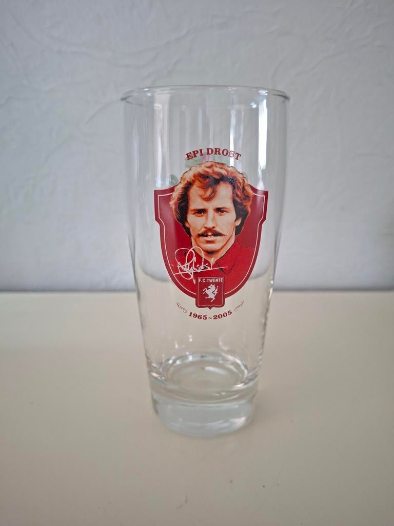 Grolsh bierglas Epi Drost, Ophalen of Verzenden, Zo goed als nieuw, Glas of Glazen, Grolsch